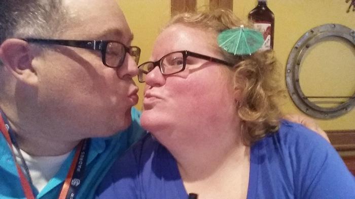 james kissing heather
