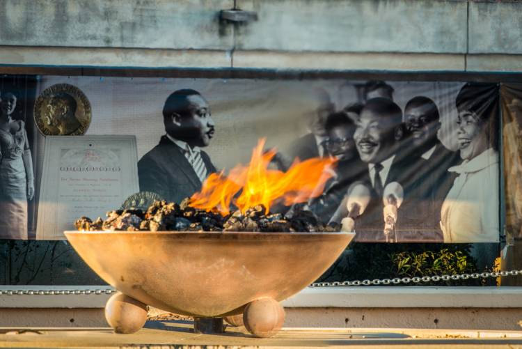 atlanta king center eternal flame