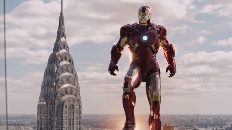 iron man new york city chrysler building