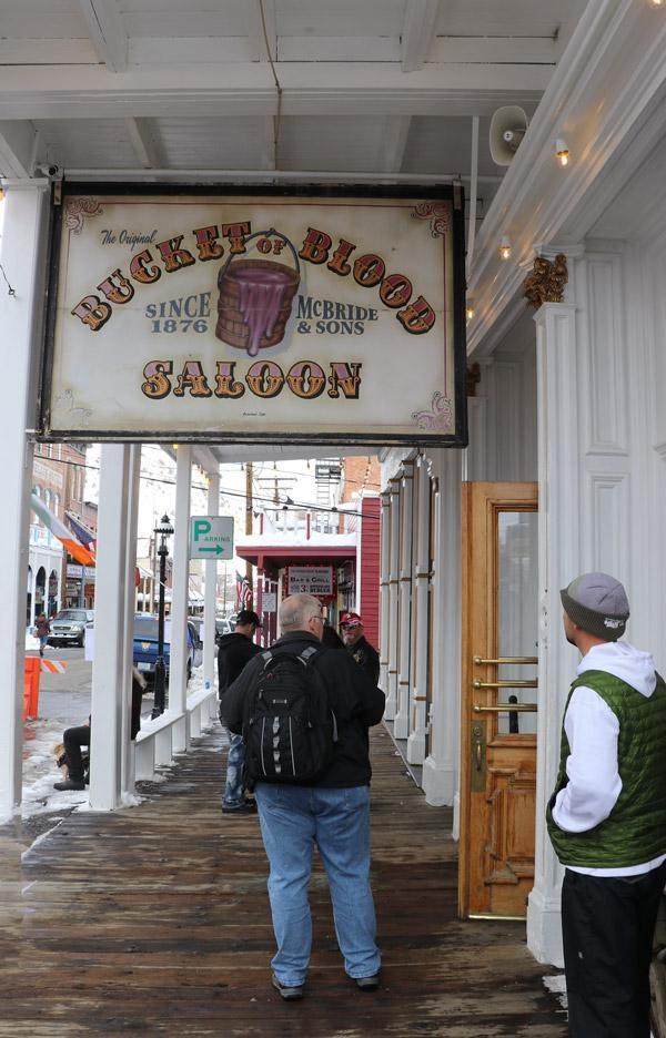 bucket of blood saloon since 1876 in virginia city nevada