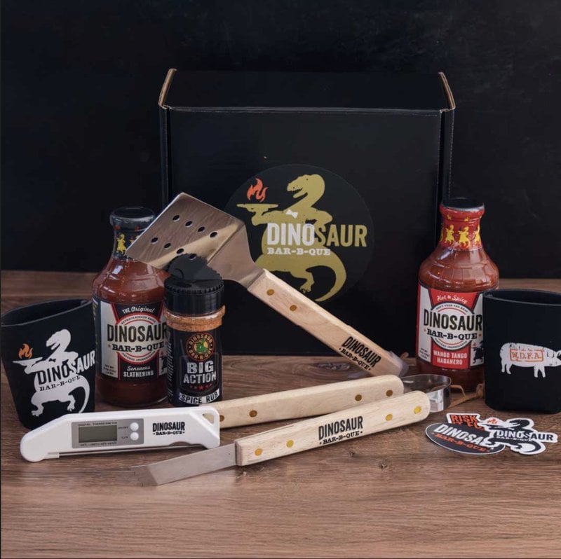 Dinosaur Bar-B-Que Pitmaster Pack grilling gift box