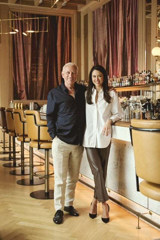 Tad Dorda and his daughter Alexandra Dorda-Marcu of Chopin Vodka
