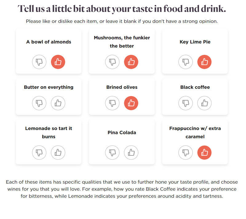 taste profiles