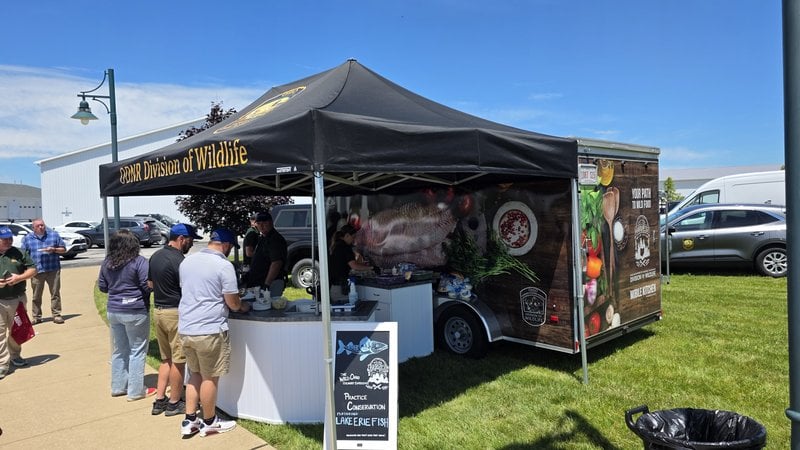 the ODNR Wild Ohio Harvest mobile kitchen food truck