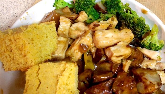 cornbread chicken dinner