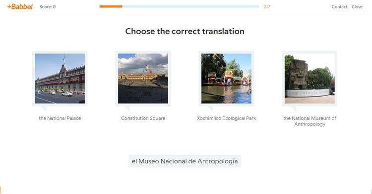 choose the correct translation