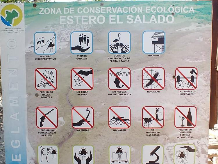 warning sign in puerto vallarta