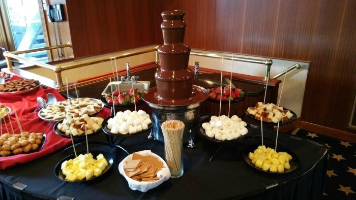 chocolate fountain