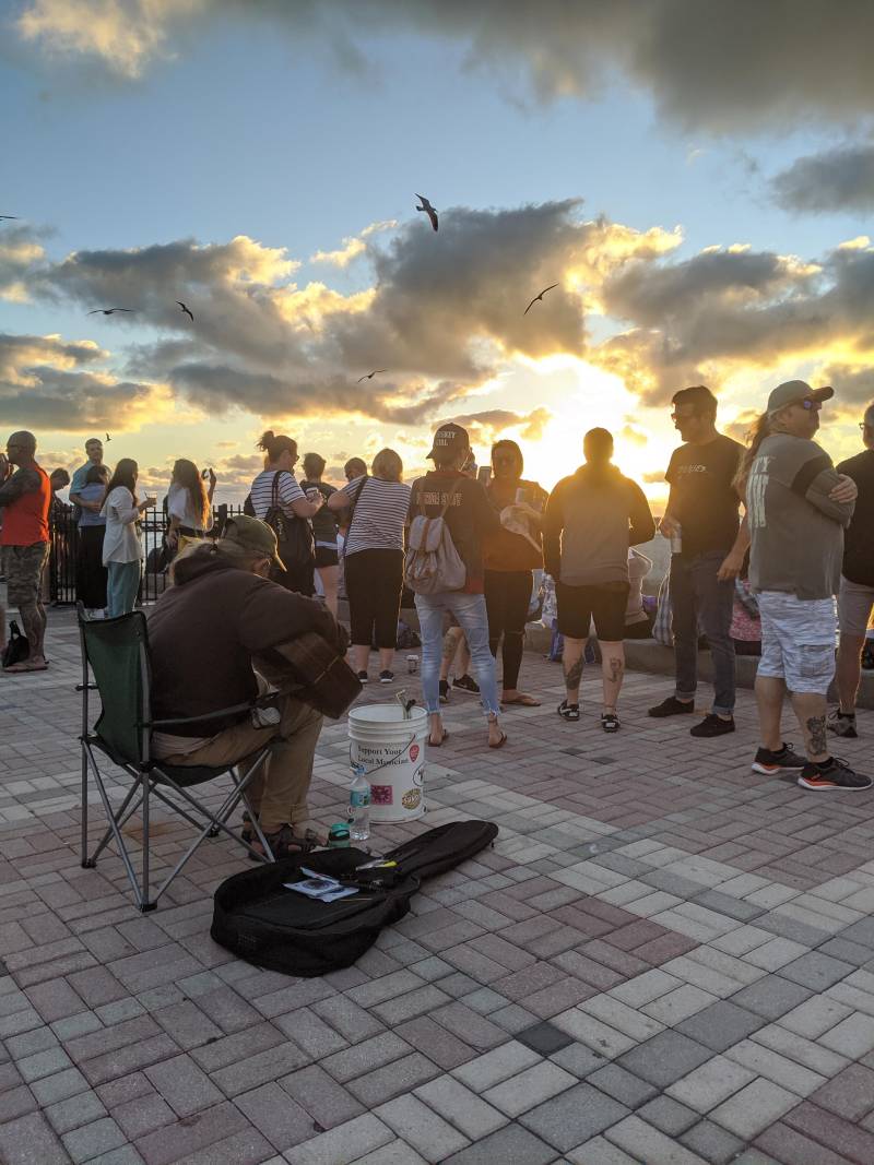 key west mallory park sunset celebration