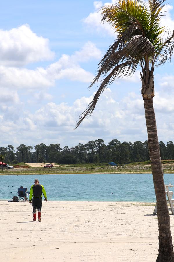 beach area at florida tracks and trails
