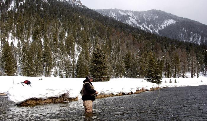 winter fly fishing in montana
