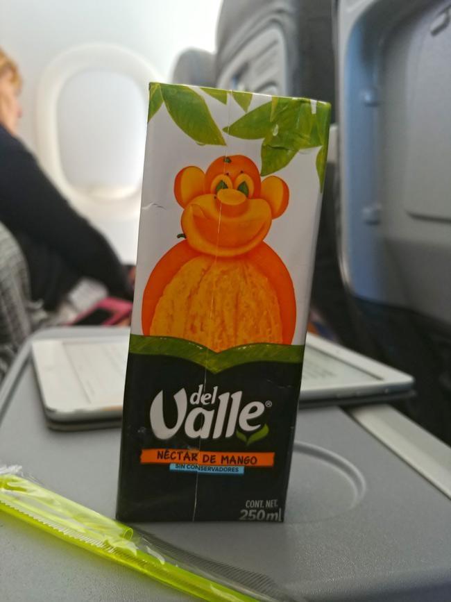 del valle mango juice on volaris