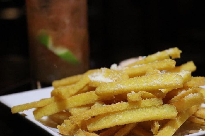 crispy parmesan polenta fries