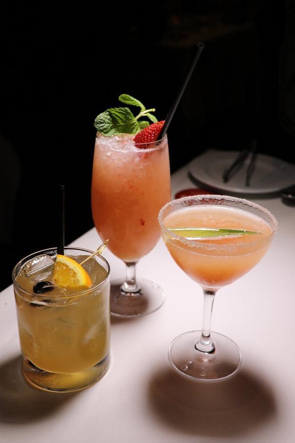 new spring menu cocktails