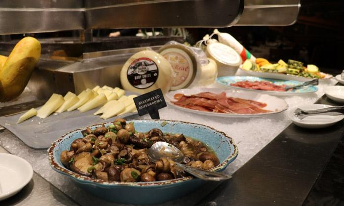marinated mushrooms harvest table