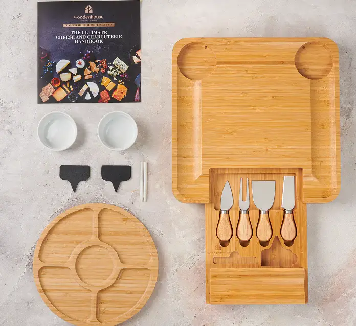 Woodenhouse Charcuterie Board Set