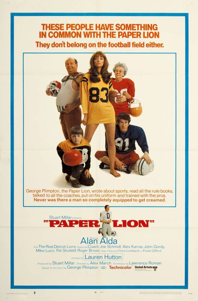 paper lion football movie poster
