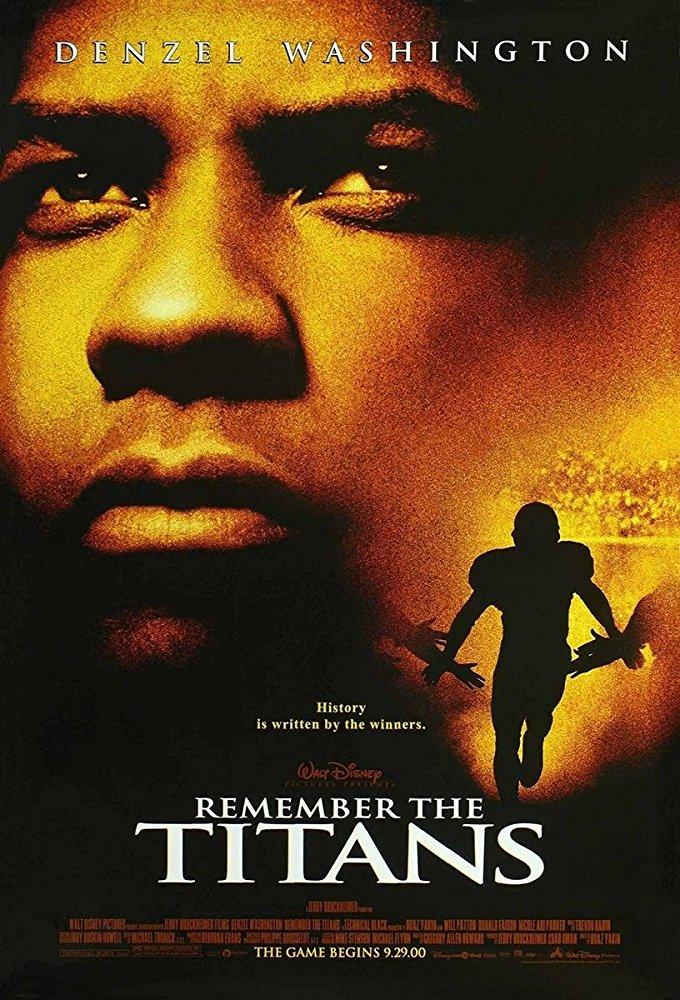 remember the titans football movie poster