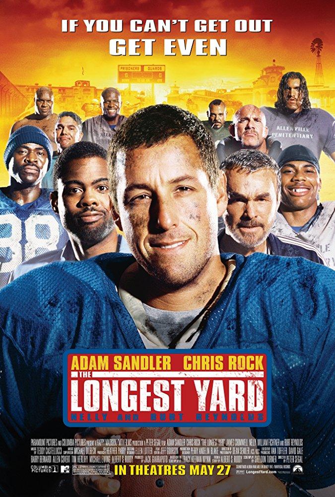 the longest yard 2005 adam sandler football movie poster