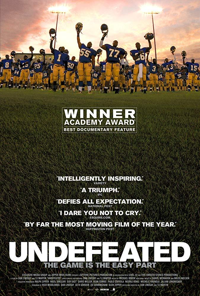 undefeated football movie poster