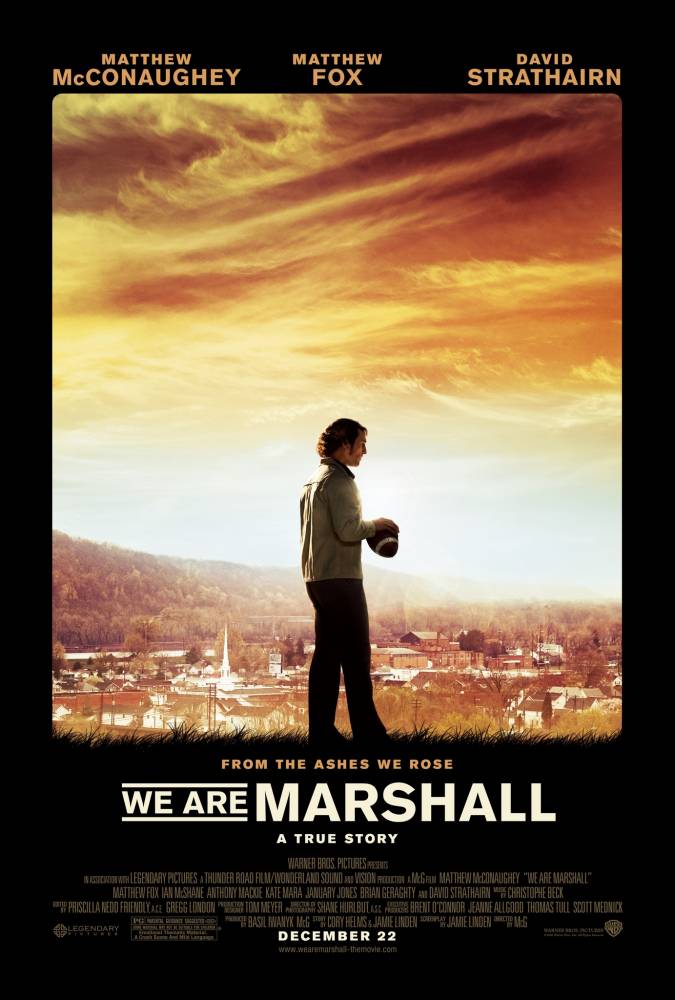 we are marshall football movie poster