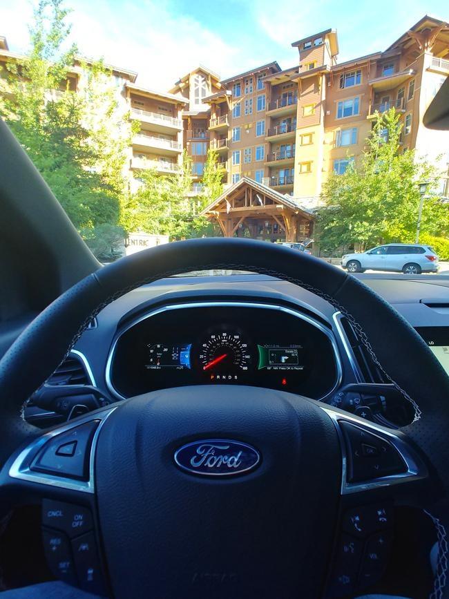 ford edge st steering wheel at hyatt centric park city utah
