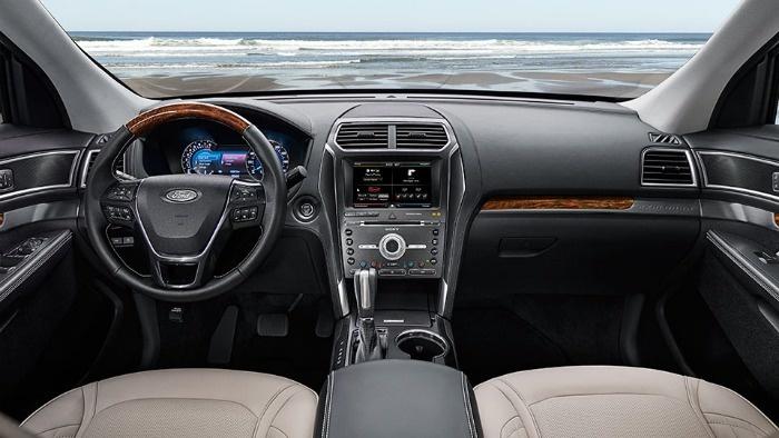 ford explorer platinum 2016 interior