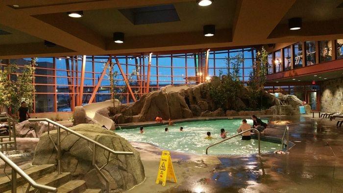 river rock pool