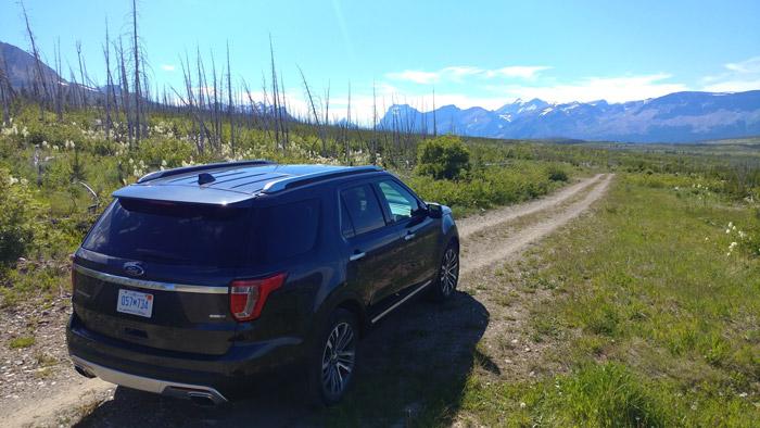 ford explorer off road glacier nps