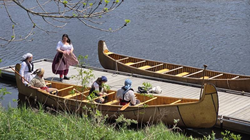 Fort Williams Historic Park Canoes