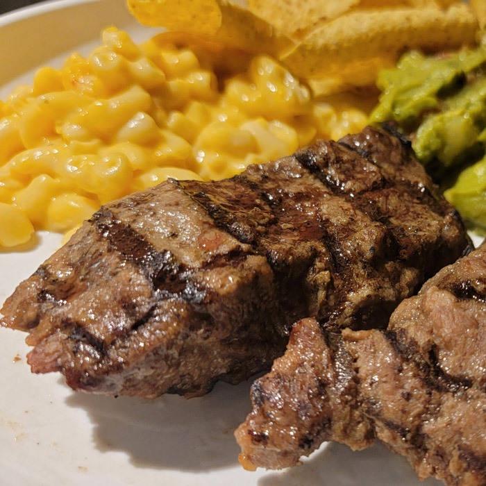 mac and steak freshly