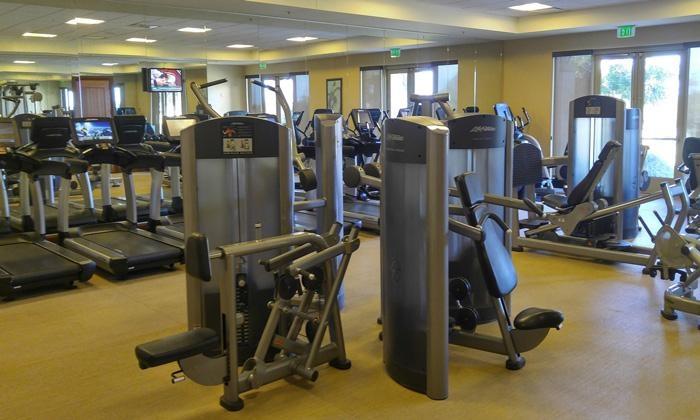 hotel gym workout room