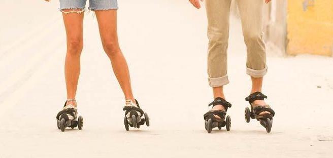 strap on roller skates