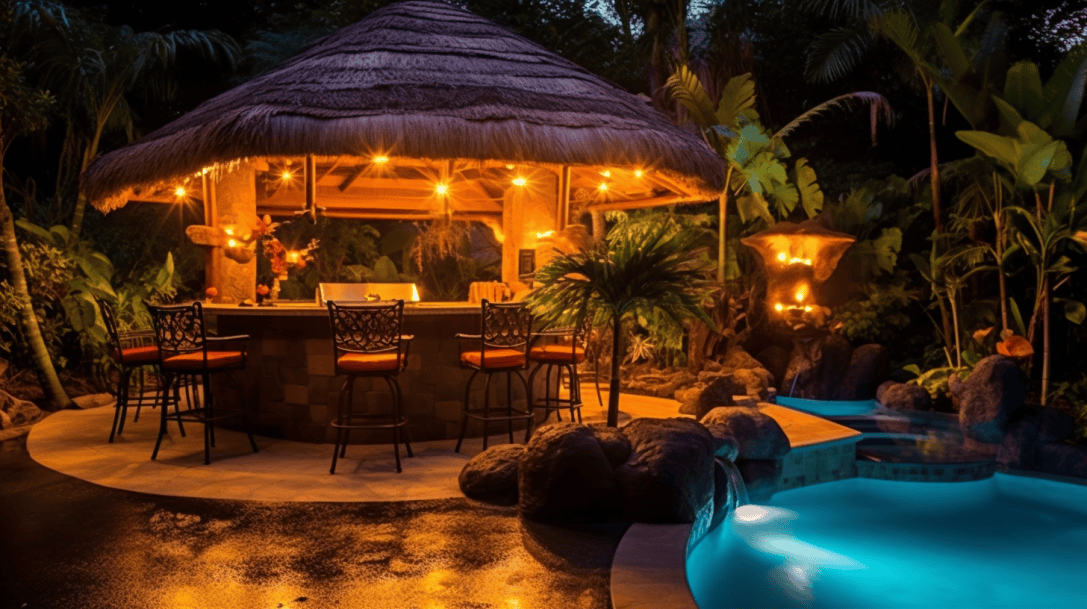 ultimate backyard - tiki bar