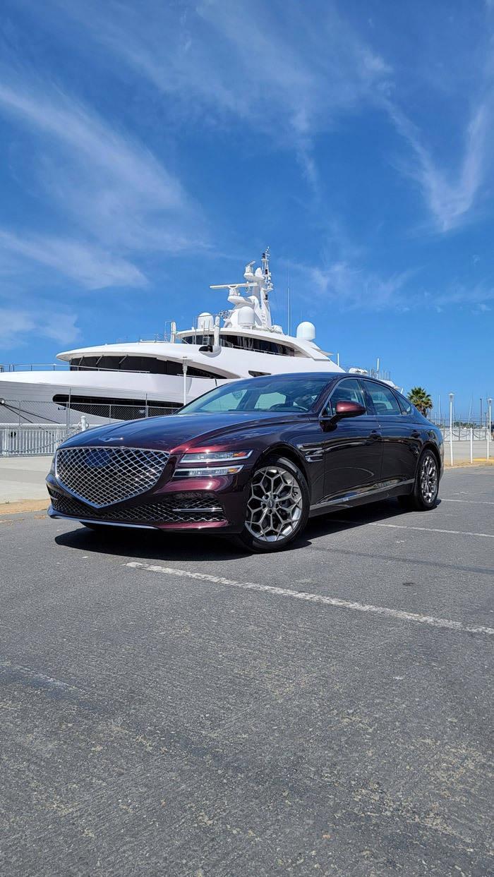 genesis g80 side view