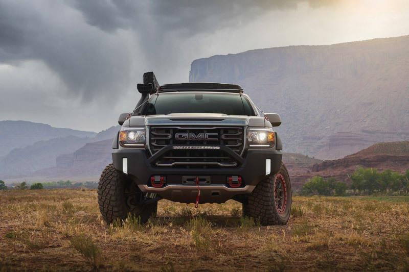 gmc canyon at4 concept front