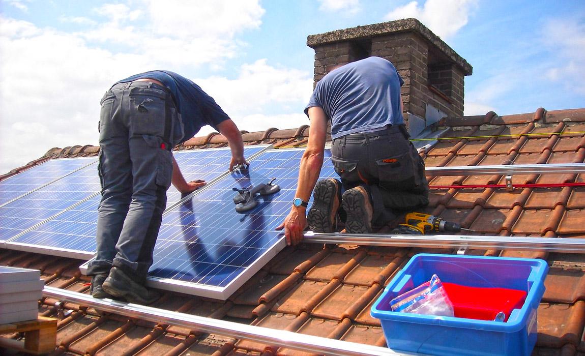 Solar panels are a great way to save money and go green.