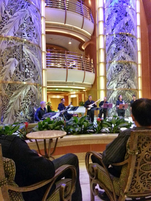 band in atrium