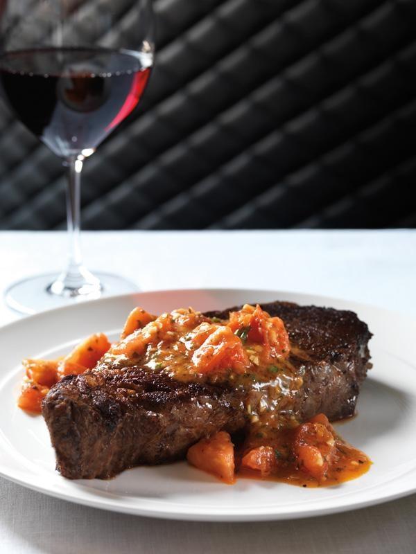 ny steak pizzaiola golden steer