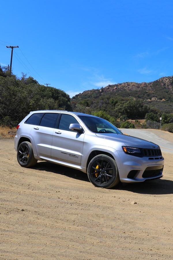 jeep grand cherokee srt trackhawk with 707 hp hellcat engine