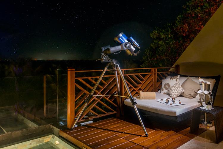astronomy night on grand class suite terrace