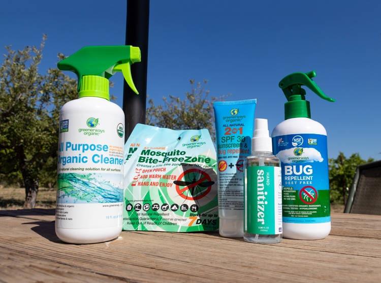 greenerways organic product assortment