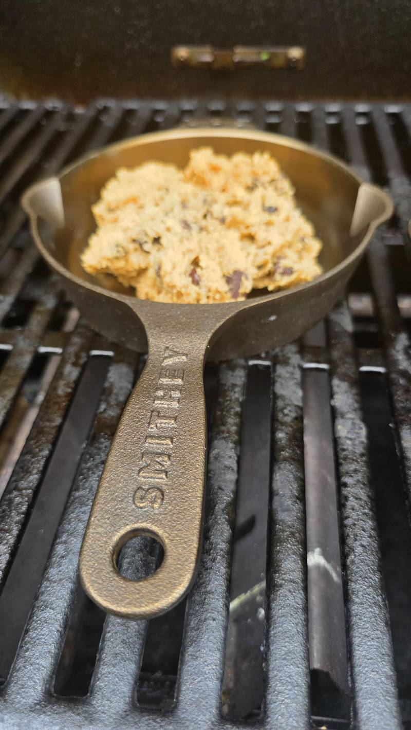grilled chocolate chip granola cookie recipe