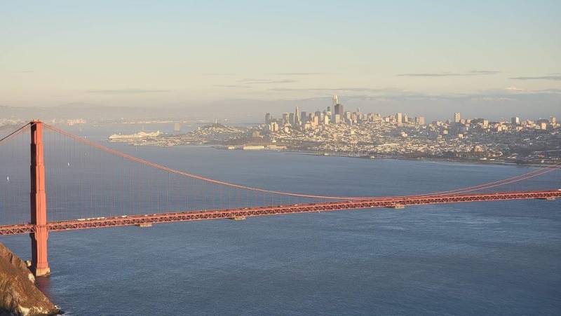 marin highlands golden gate recreation area view of san francisco