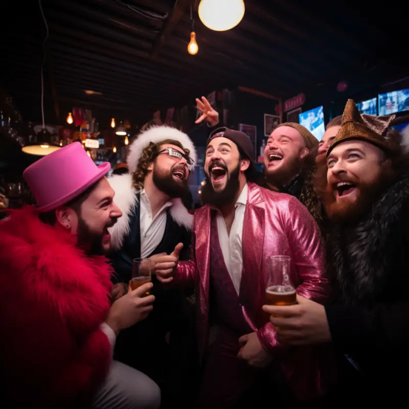 crazy guys night out party