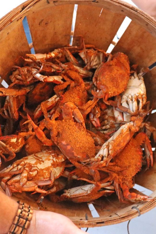 steamed crabs