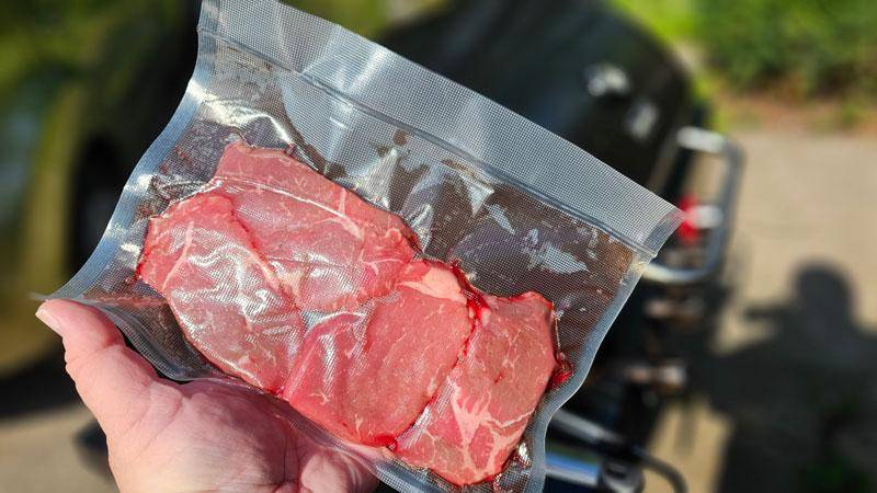 sealed meat