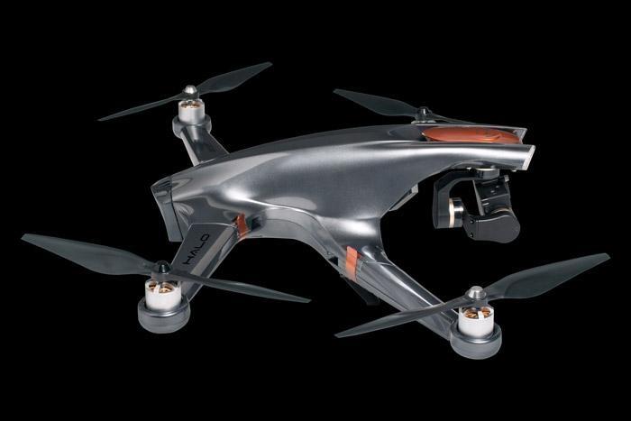 halo board drone side view