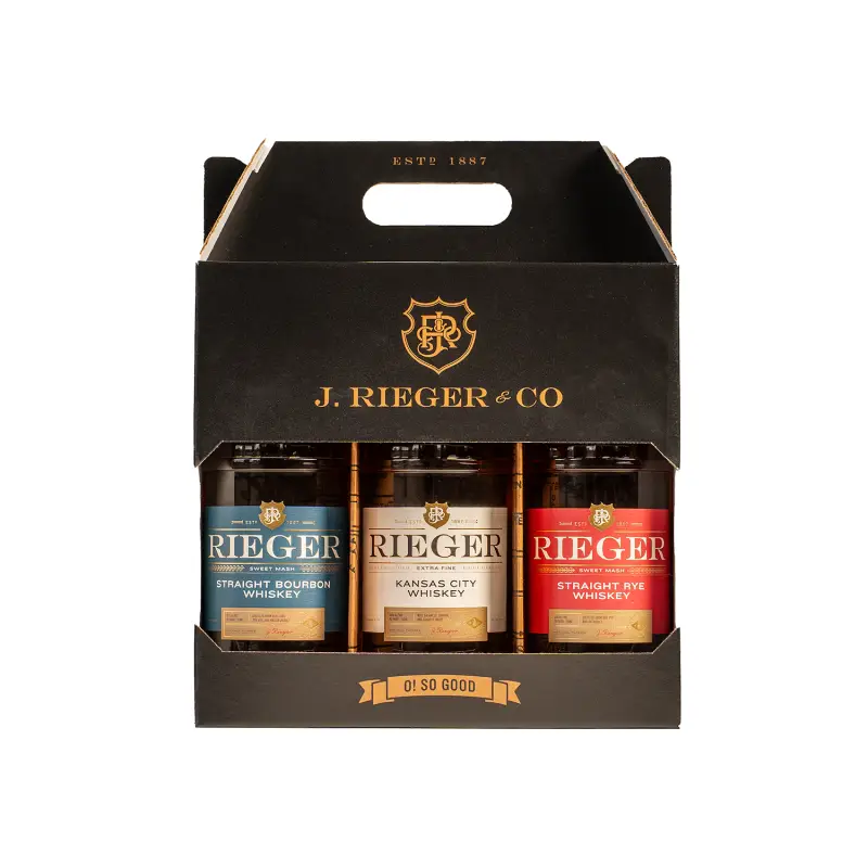 J. Rieger & Co. Whiskey Collection 3-Pack