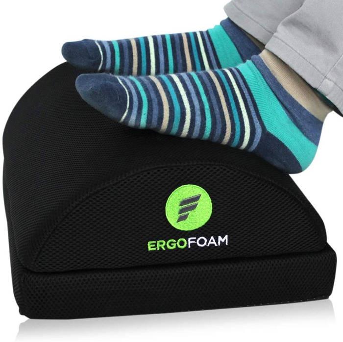 ergofoam adjustable desk foot rest